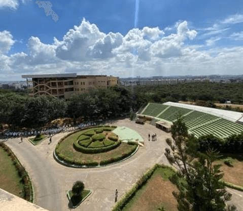 Old university roundabout campus view 2